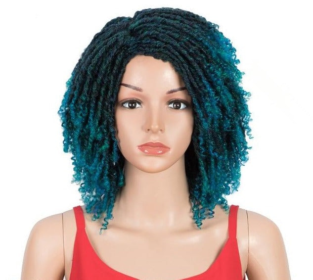 Perruque Queen Ritz (Bleu)