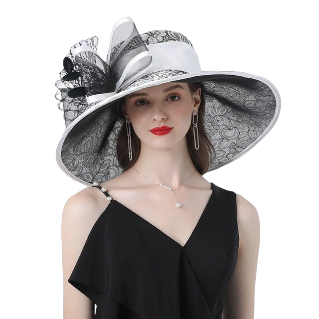 Chapeau Queen Santha (Blanc)