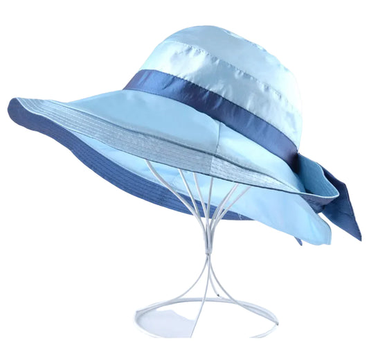 Chapeau Drag Winfrey (Bleu ciel)