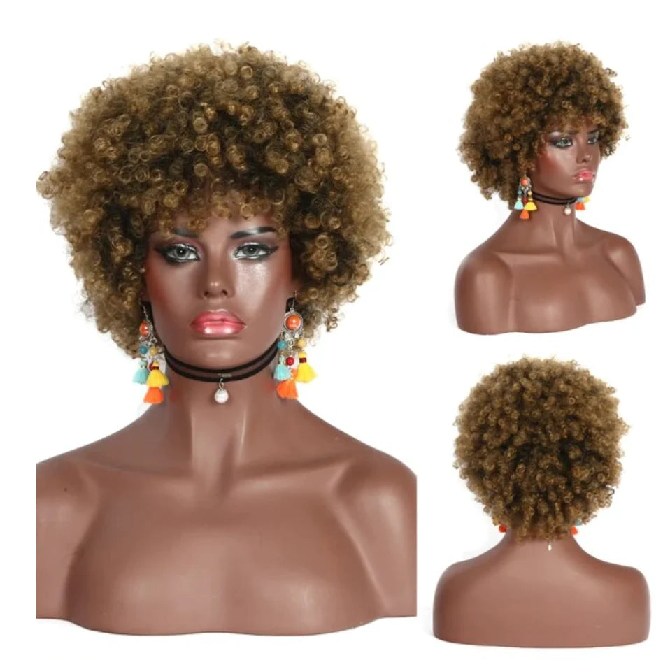 Perruque Queen Mola (Blond foncé)