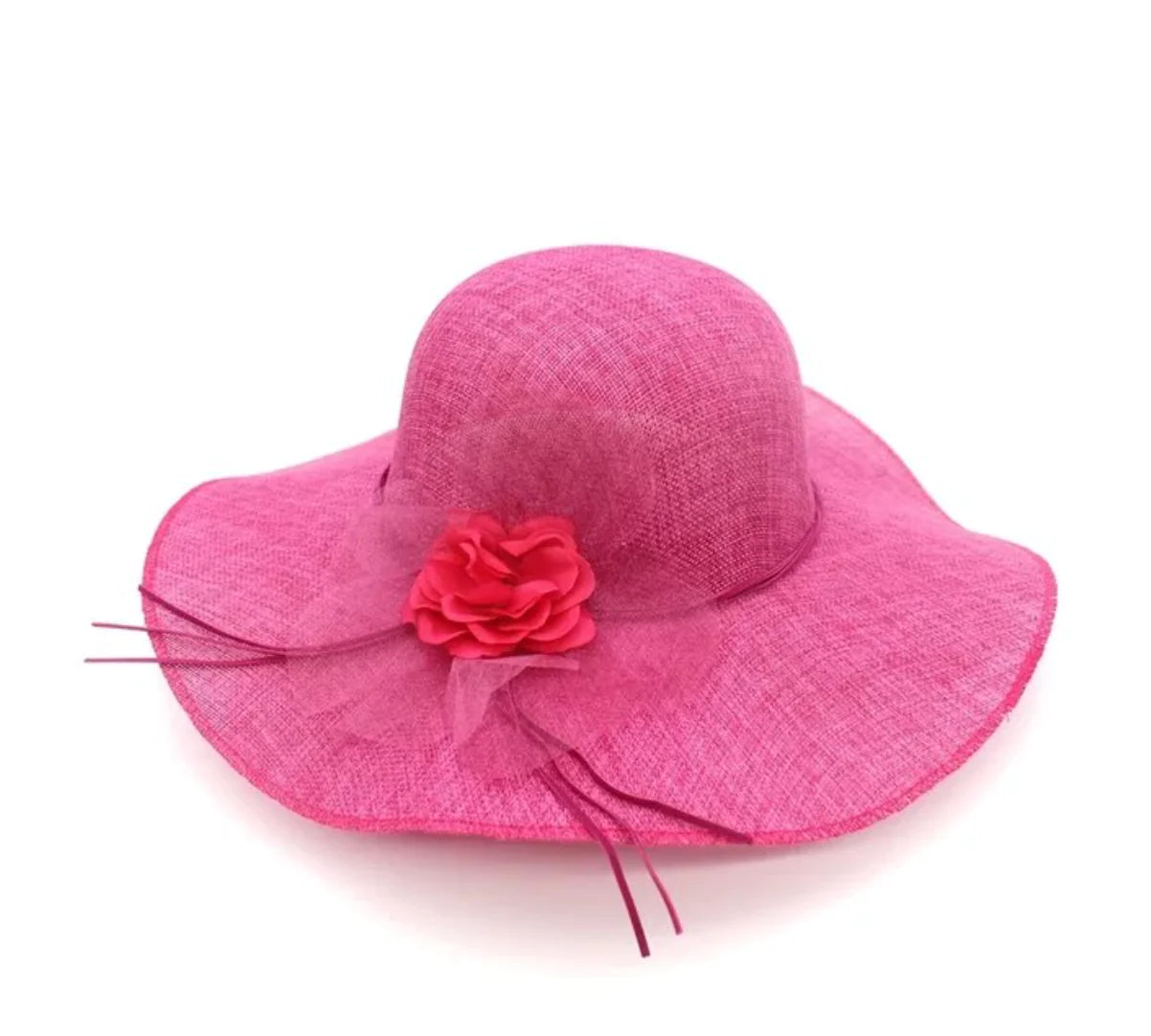 Chapeau Drag Linen (Fuchsia)