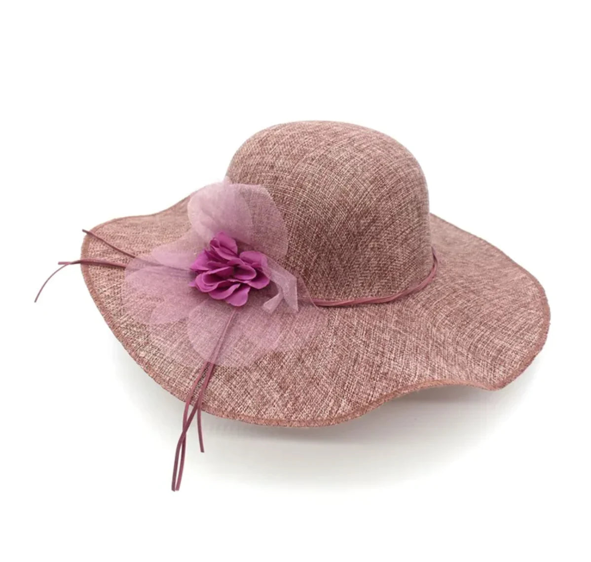 Chapeau Drag Linen (Violet)
