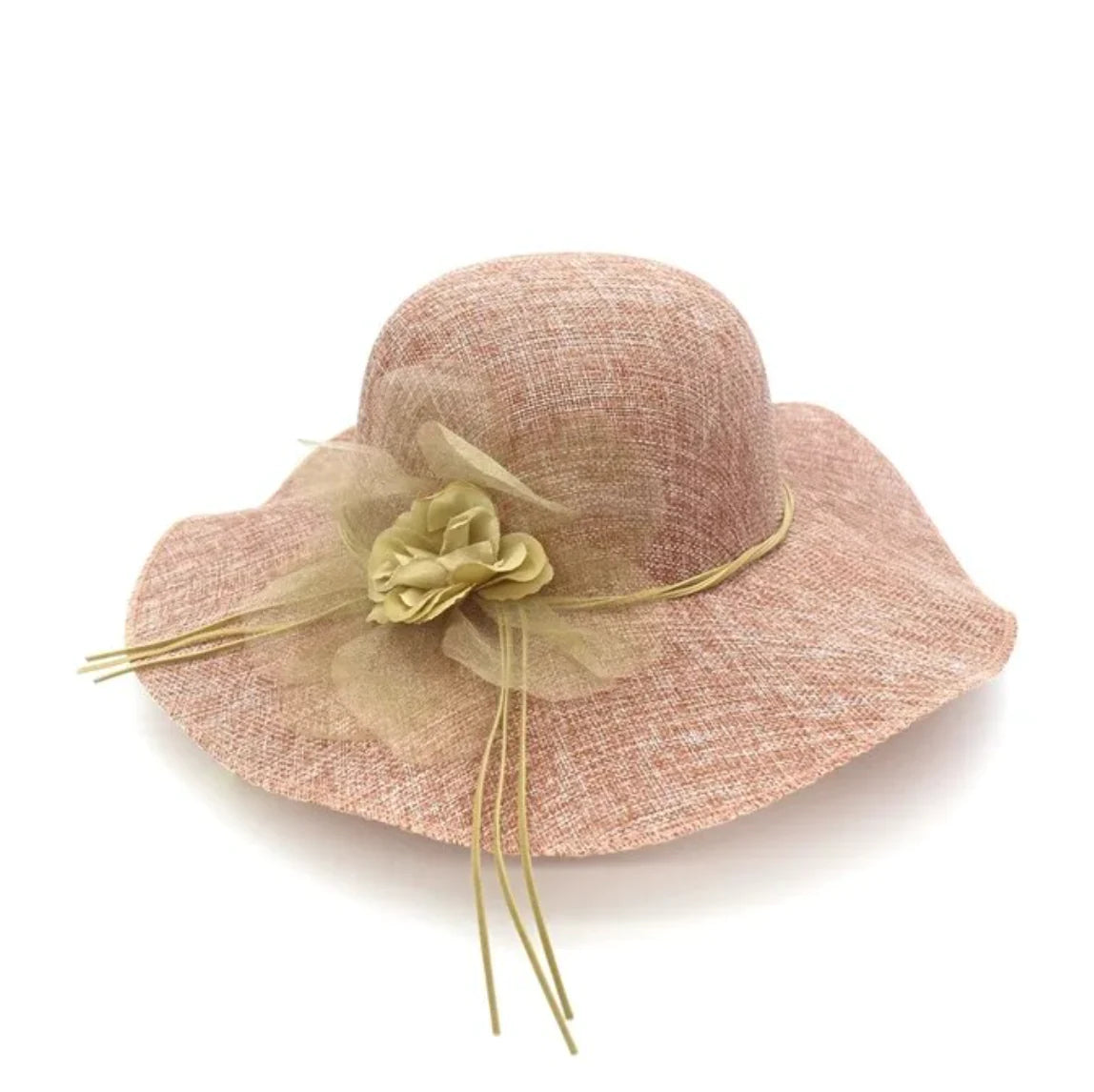 Chapeau Drag Linen (Marron clair)