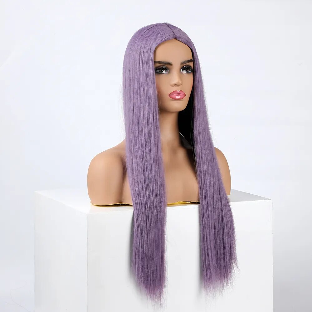 Perruque Queen Wiebke (Violet clair)