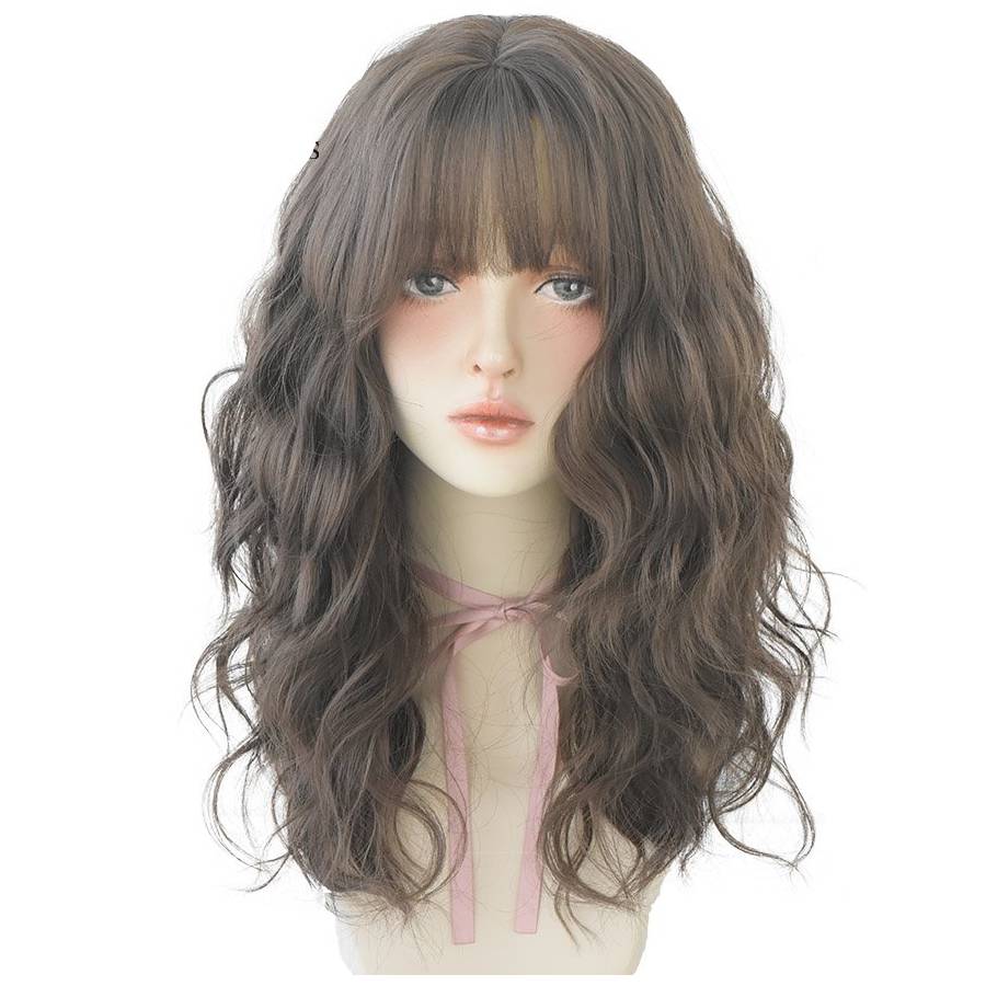 Perruque Queen Zxunne (Gris et marron)