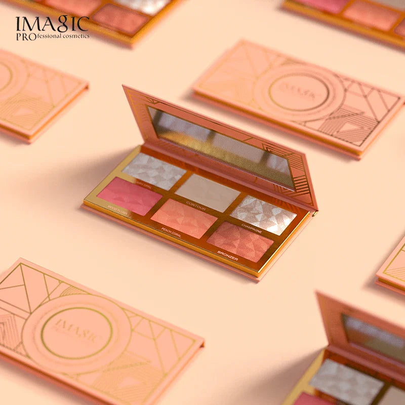 Palette de blush et d'illuminateur Queen Beautiful