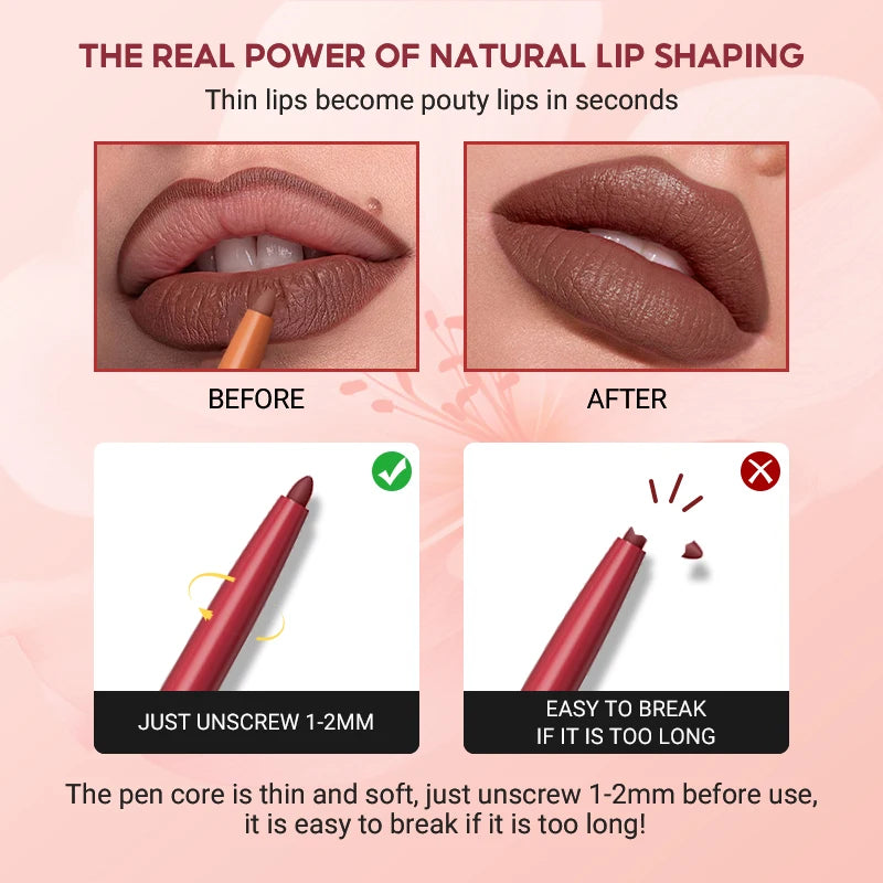 Lip Liner Queen Toulouse (Ensemble de 6 couleurs)