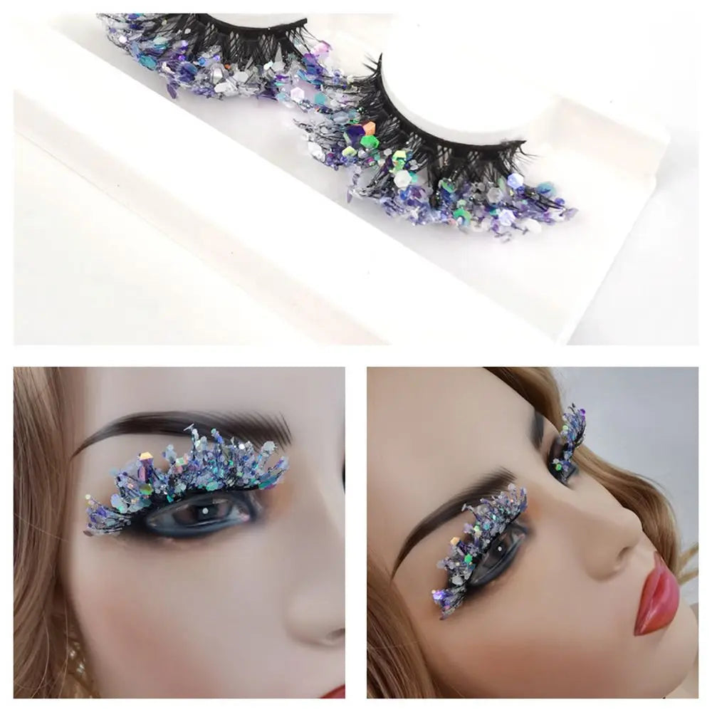Faux cils Queen Sequins (Argenté)
