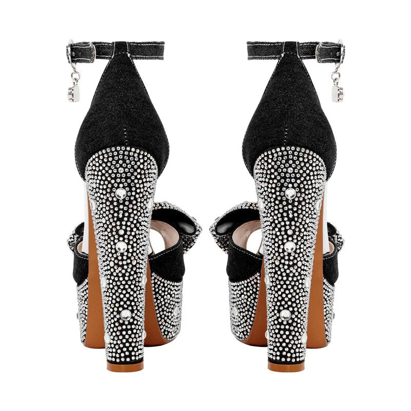 Sandales Queen Sylvania (Noir)
