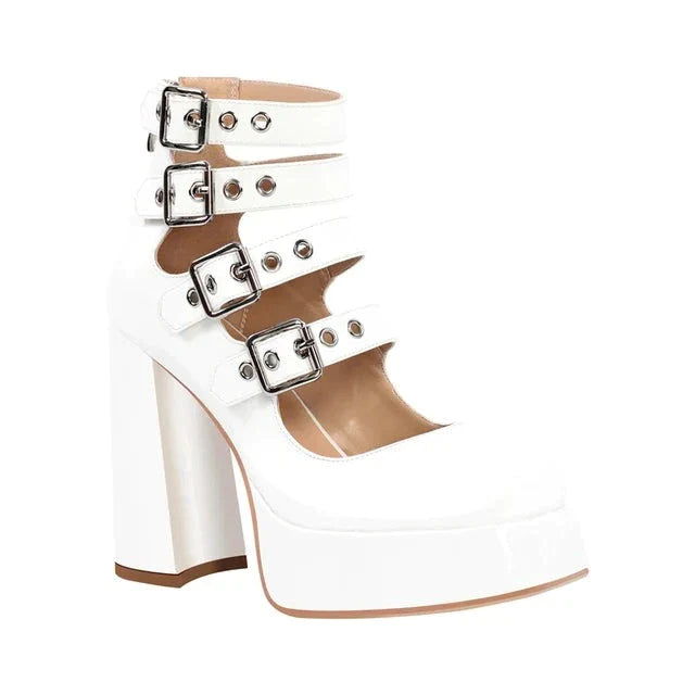 Sandales Queen Katwork (Blanc)
