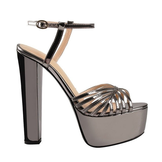 Sandales Queen Wachman (Gris)