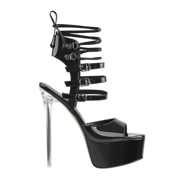 Sandales Queen Sheysa (Noir)