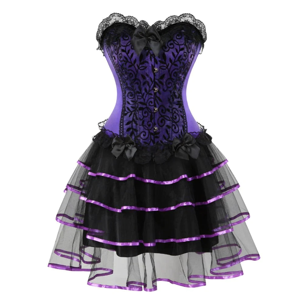 Robe Corset Drag Houston (Violet)