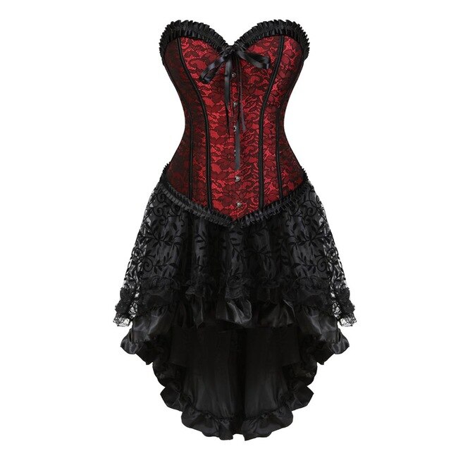 Robe Corset Drag Crisalide (Rouge)