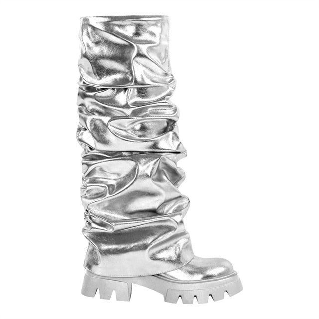 Bottes Queen Monstra (Argent)