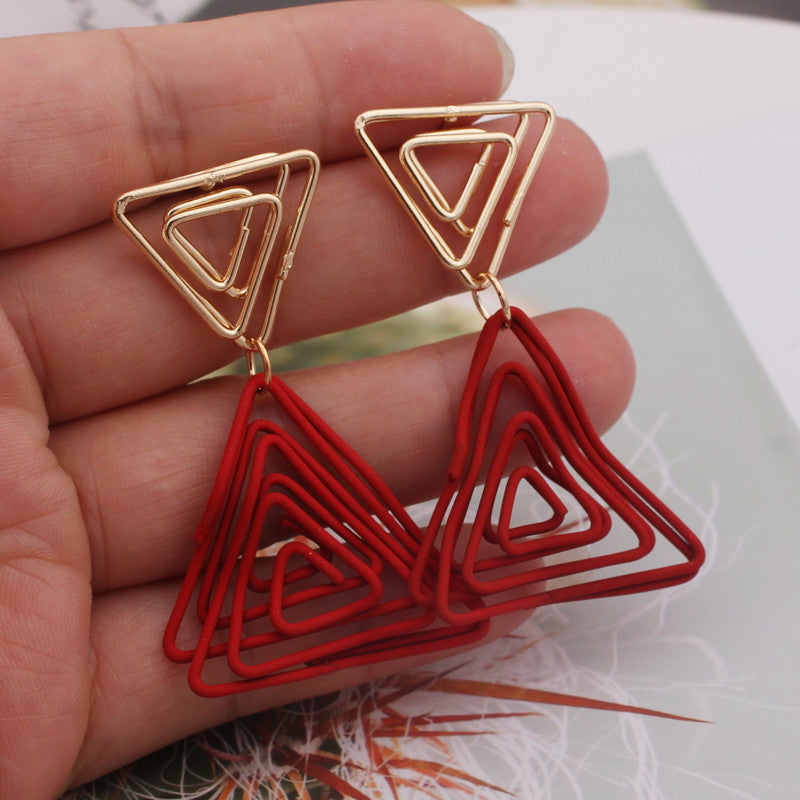 Boucles D'Oreilles Queen Tringles (3 Couleurs)