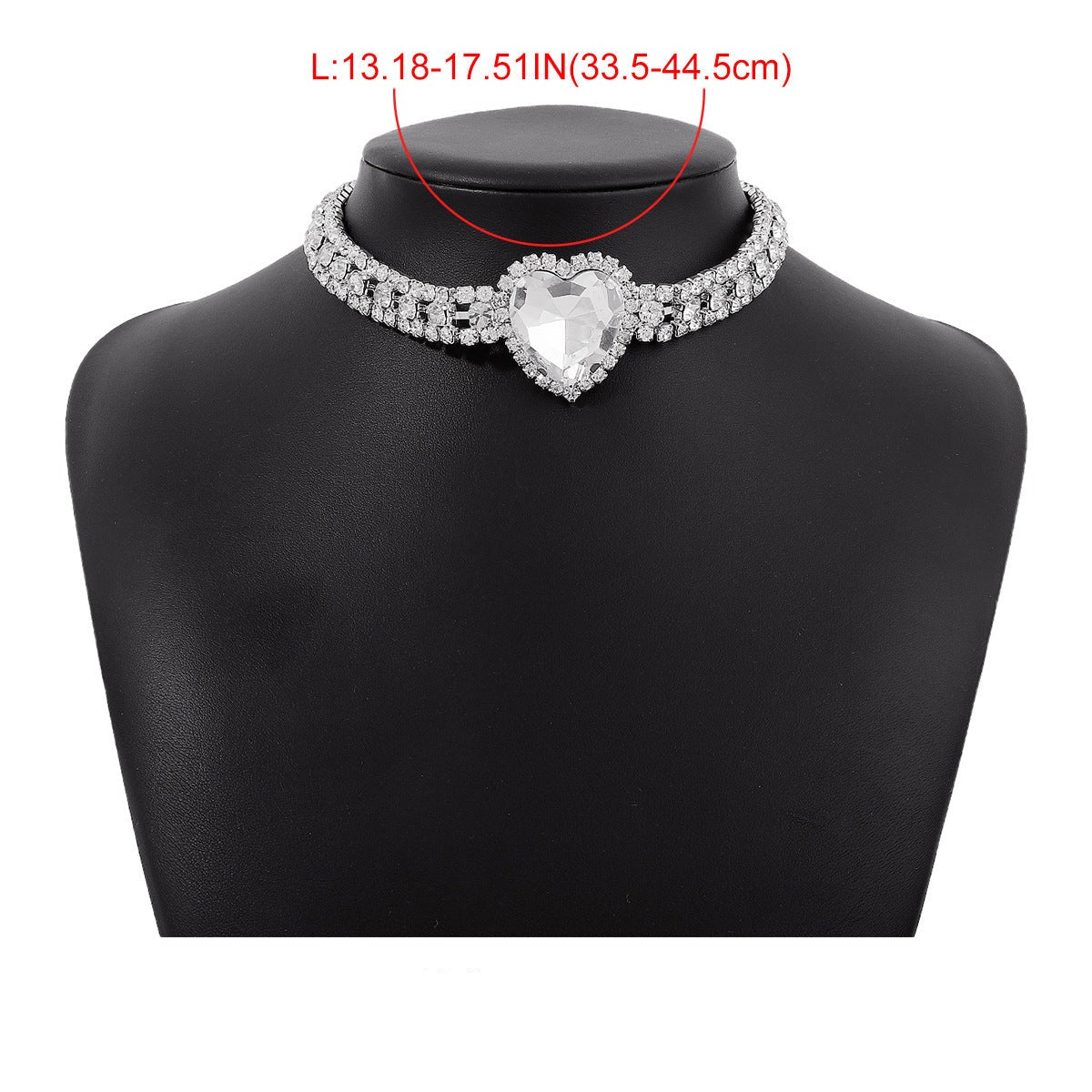 Collier ras de cou Queen Cristal (Doré)