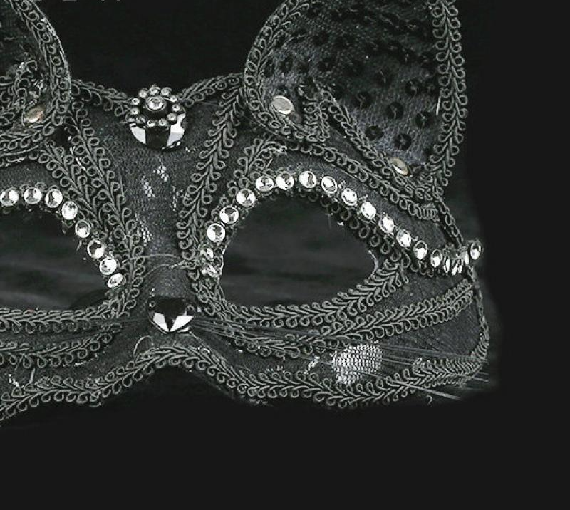 Masque Queen Kitten (2 Couleurs)