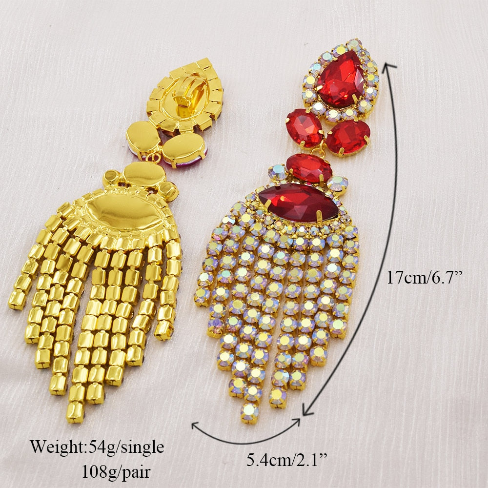 Boucles D'Oreilles Clip Queen Evnna (10 Couleurs)