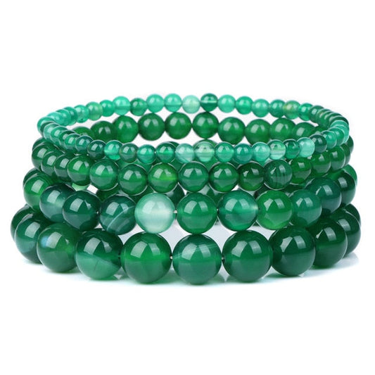 Bracelet Queen Agate (Vert)
