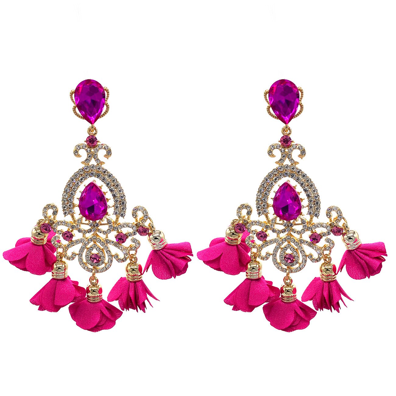 Boucles D'Oreilles Queen Kandelaria (5 Couleurs)