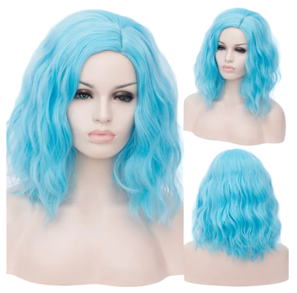 Perruque Queen Faith (Bleu ciel)