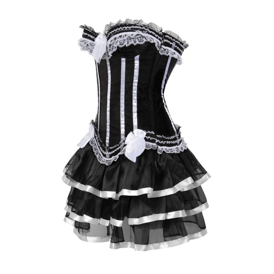 Robe Corset Drag Timon (Blanc)