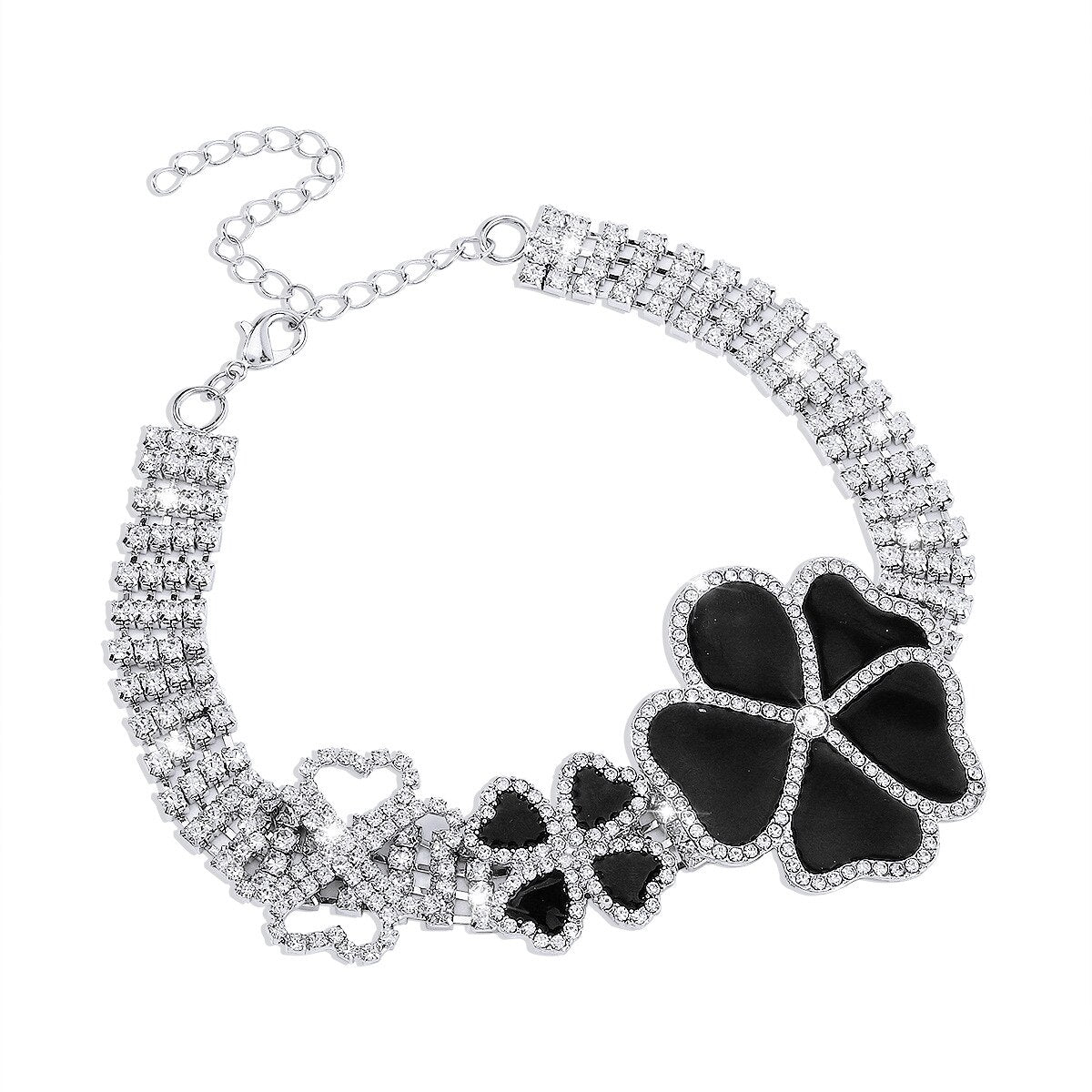 Collier ras de cou Queen Trèfle