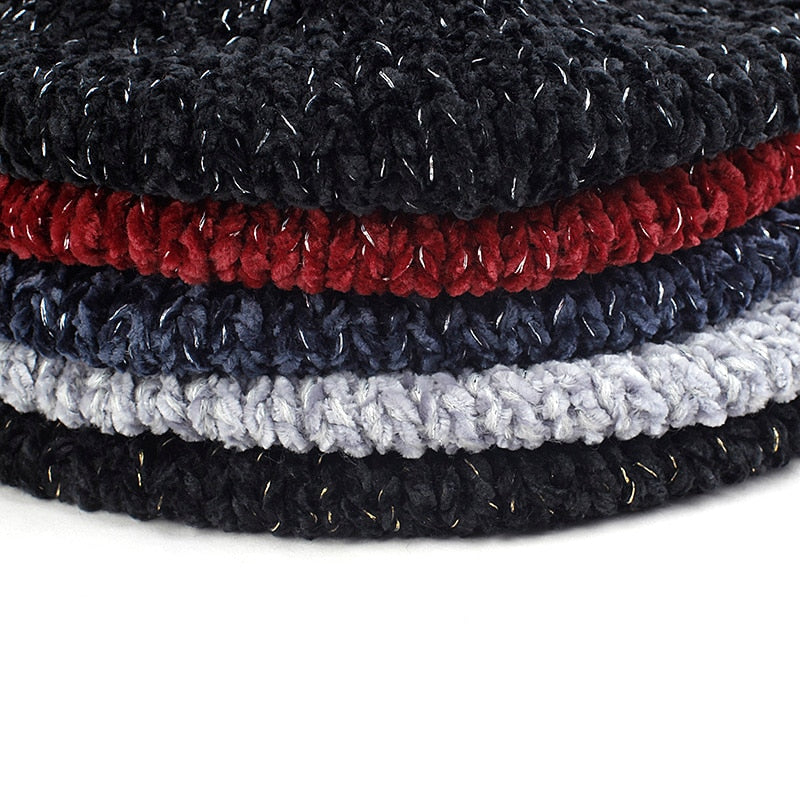 Béret Queen Stanford (Navy bleu)