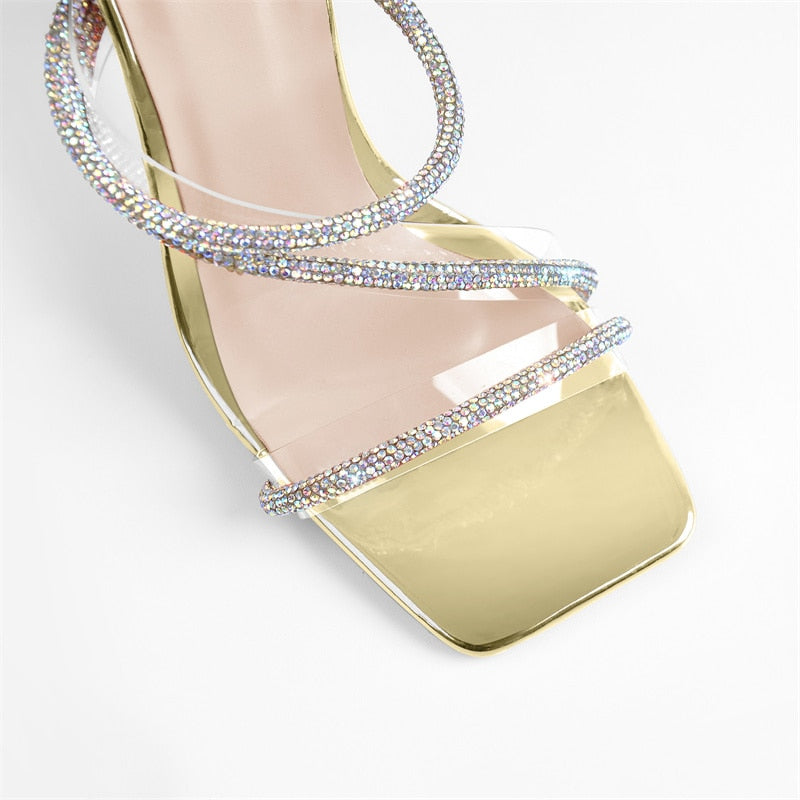 Sandales Queen Chrystal (Or)