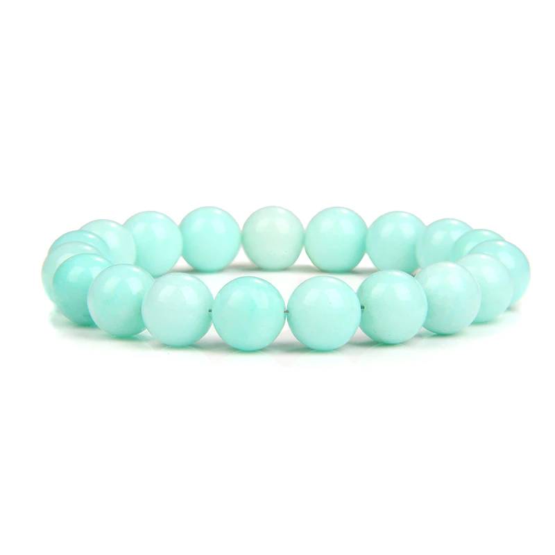 Bracelet Queen Amazonite (Bleu ciel)