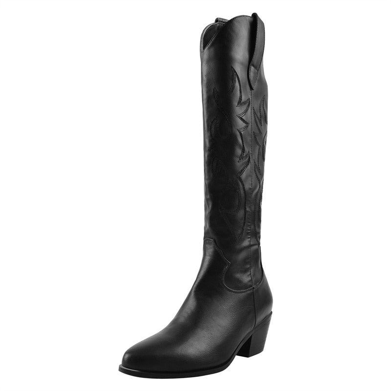 Bottes Queen Agnes (Noir)