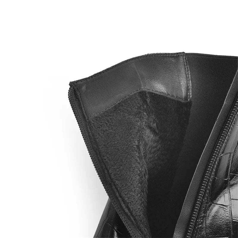 Bottes Queen Chainy (Noir)