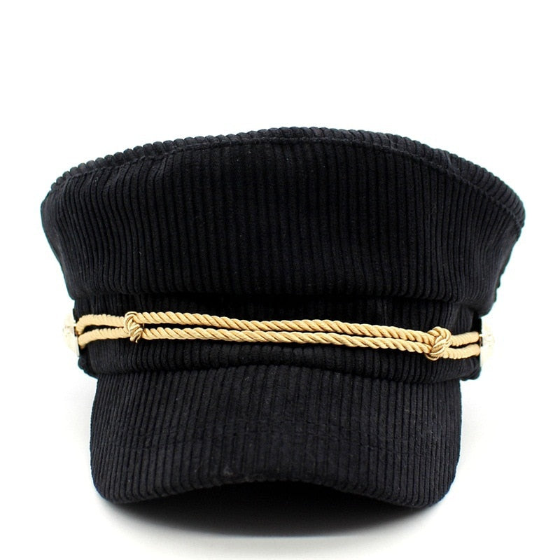 Casquette Drag Corduroy (Noir)