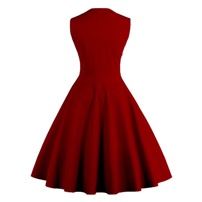 Robe Vintage Queen Swing (6 Couleurs)