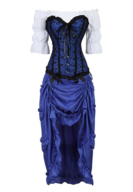 Robe Corset Drag Courtesan (2 Couleurs)