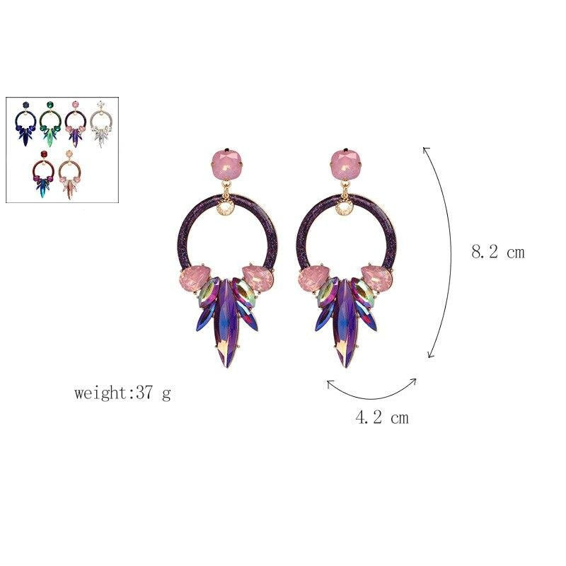 Boucles D'Oreilles Drag Mimosa (6 Couleurs)