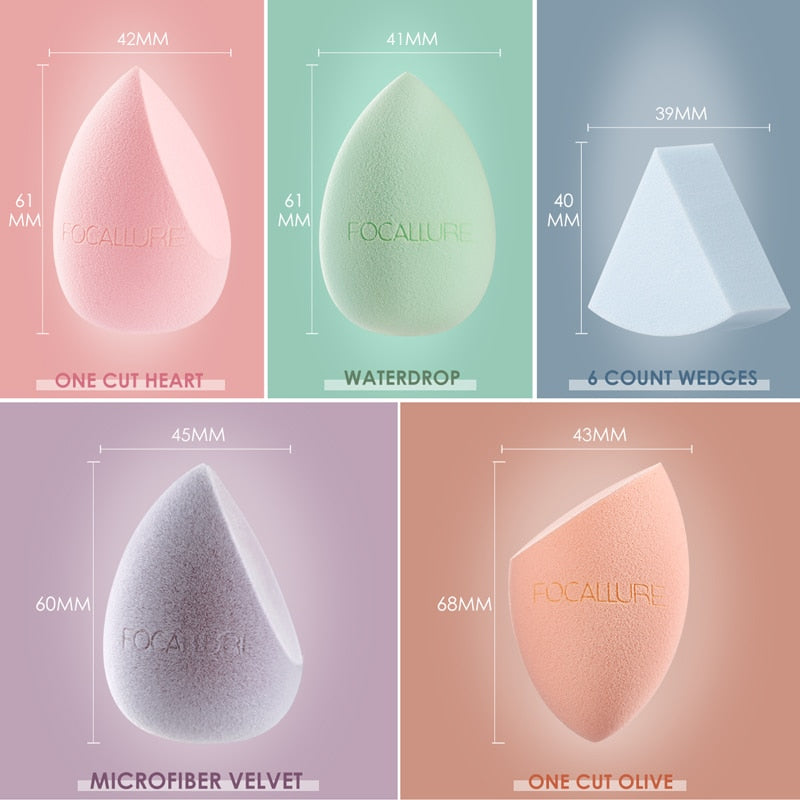 Éponge de Maquillage Professionnelle (5 Variantes)