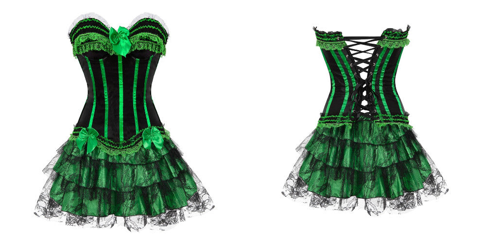 Robe Corset Drag Michelle (Vert)