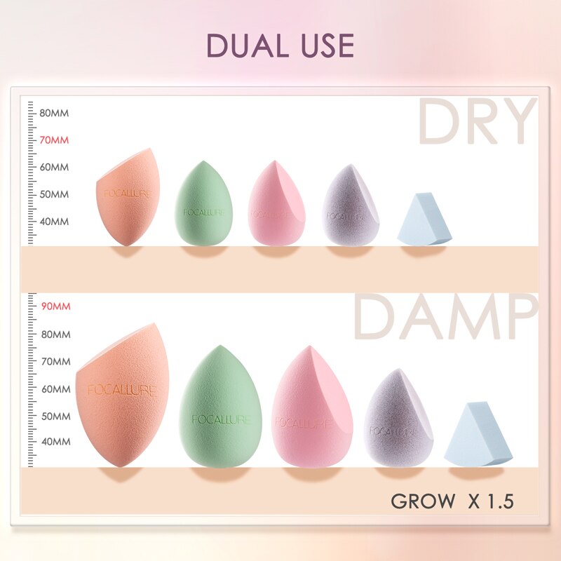 Éponge de Maquillage Professionnelle (5 Variantes)