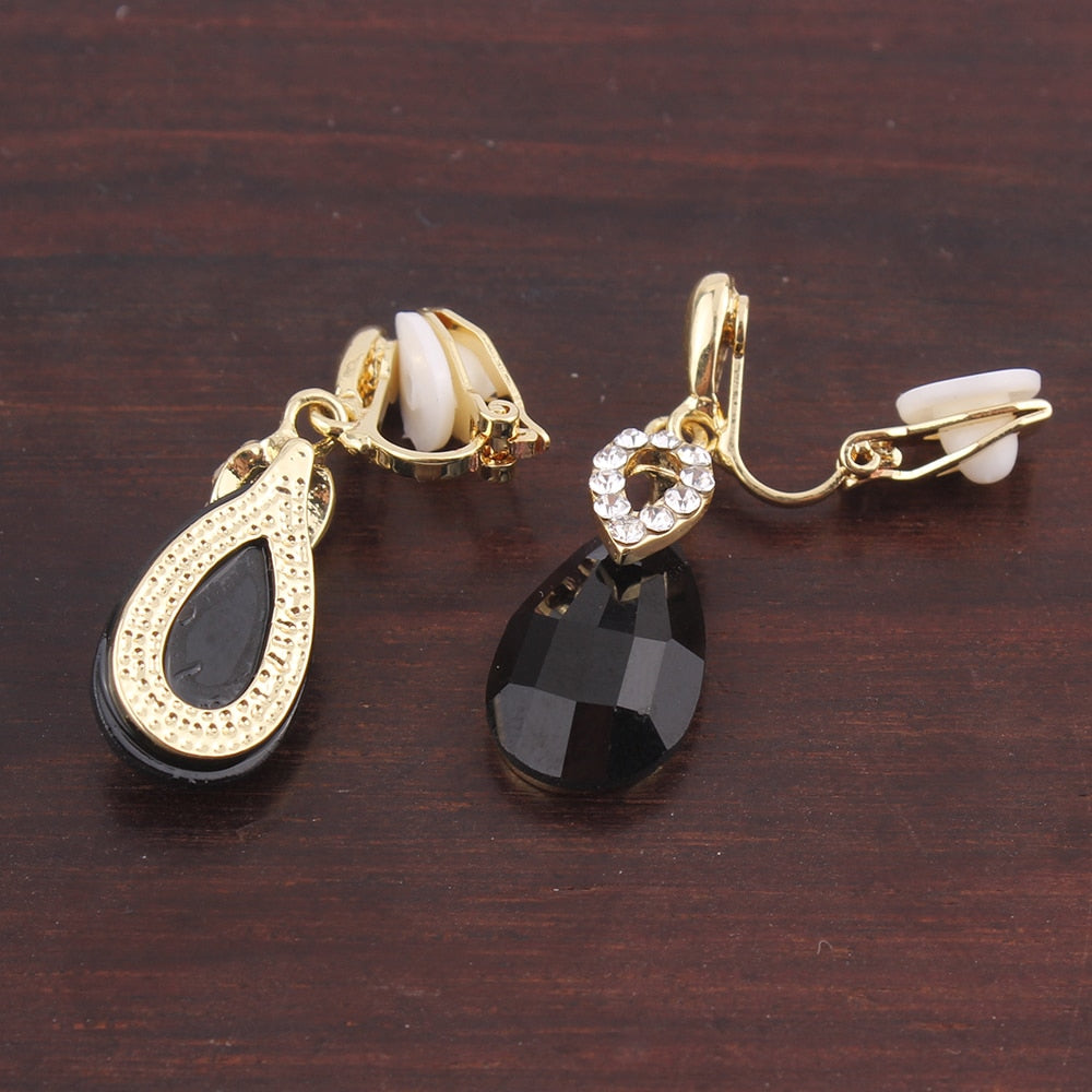 Boucles D'Oreilles Clip Drag Juliet (7 Couleurs)