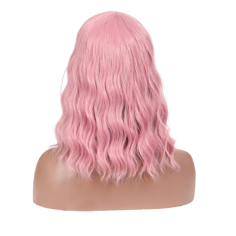 Perruque Queen Mean (Rose foncé)