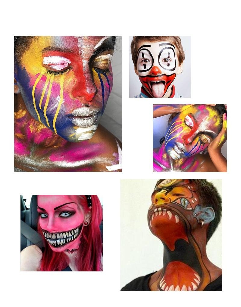 Ensemble Complet de Maquillage de Scène Professionnel