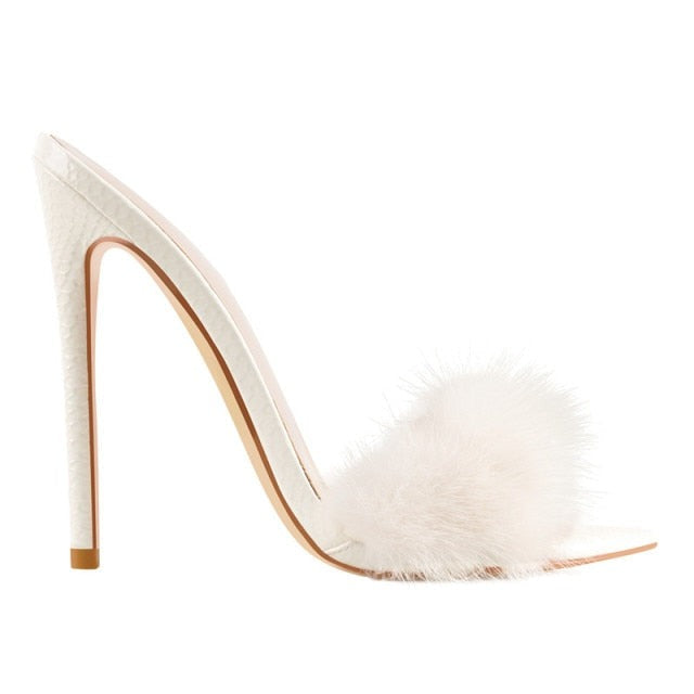 Sandales Queen Spinazza (Blanc)