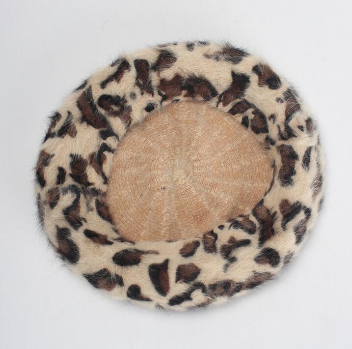 Béret Queen Leopard (Beige)