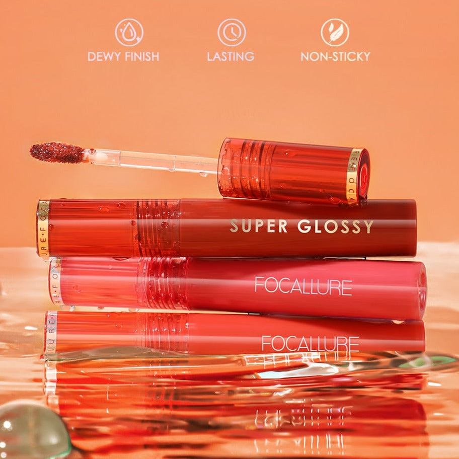 Lip Gloss Professionnel Super Brillant (17 Couleurs)