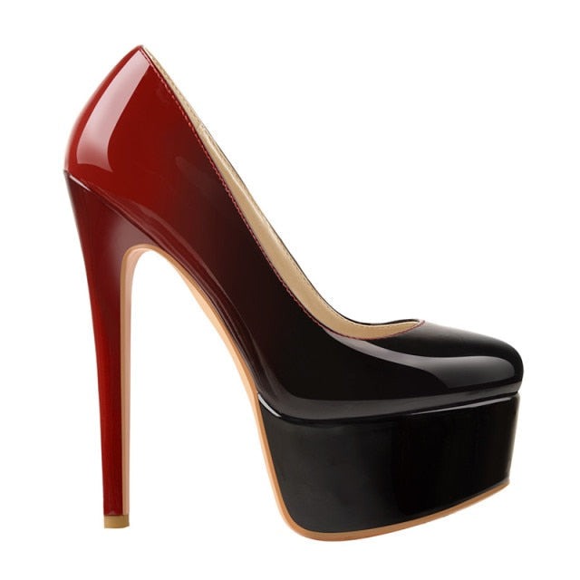 Escarpins Queen Tigers (Rouge et noir)