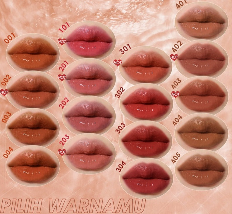 Lip Gloss Professionnel Super Brillant (17 Couleurs)