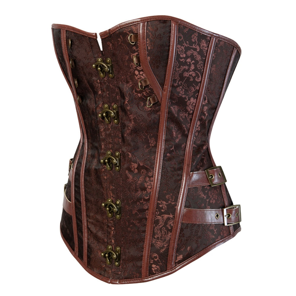 Corset Drag Vamp (Marron)