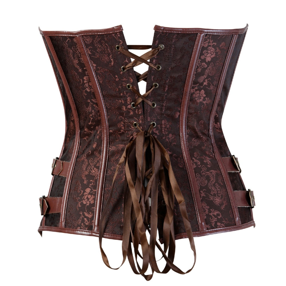 Corset Drag Vamp (Marron)